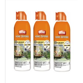 Ortho Home Defense Backyard Mosquito and Bug Killer Area Fogger 16 oz. for Flies, Horse Flies, Wasps, Hornets, Yellow Jackets, Mites, and Stink Bugs (3 Pack).