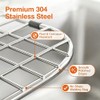 iPEGTOP Sink Bottom Grid 28"x 15", Stainless Steel Sink Protector