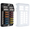 12V Blade Fuse Box ZEALfix 12 Way Blade Fuse Block