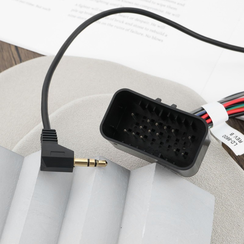 eMagTech 1 Piece Motorcycle Radio Stereo Wiring Harness Replacement Part