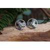 WINDALF ALIJA Boho Earrings Diameter 1.2 cm Celtic Triskele Life