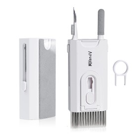 MHandV 8 in 1 Electronic Cleaner kit -cleaning brush for keyboard and airpod,Keyboard Cleaning Kit, screen cleaner brush,screen Cleaner brush for Airpods pro/Laptop/Phone/Computer,WHITE