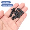 PATIKIL 6mm Tapas De Silicona Para Costura, 80Pcs Puntas Espirales