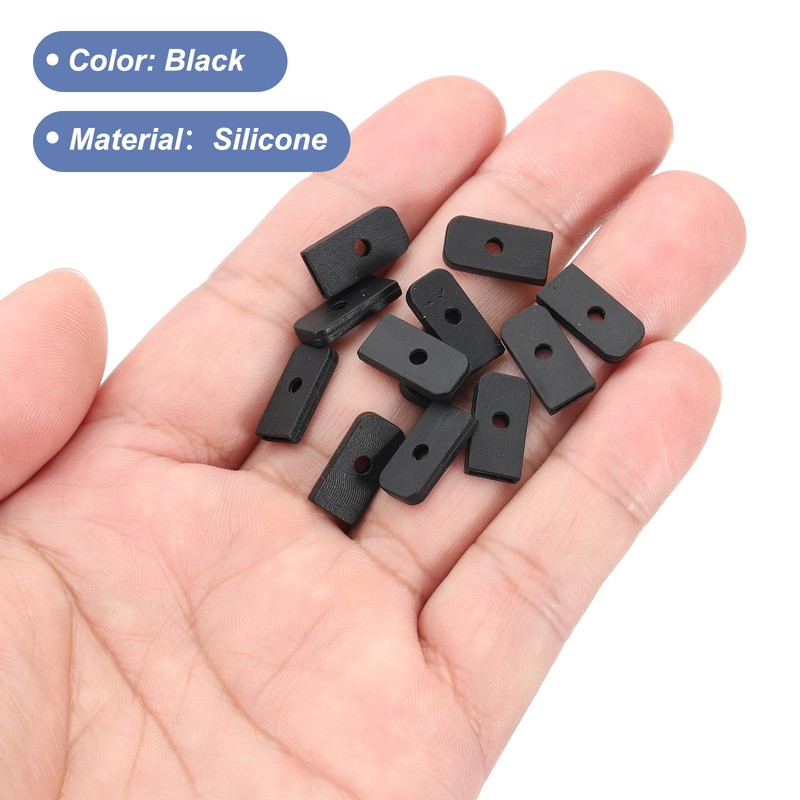 PATIKIL 6mm Tapas De Silicona Para Costura, 80Pcs Puntas Espirales