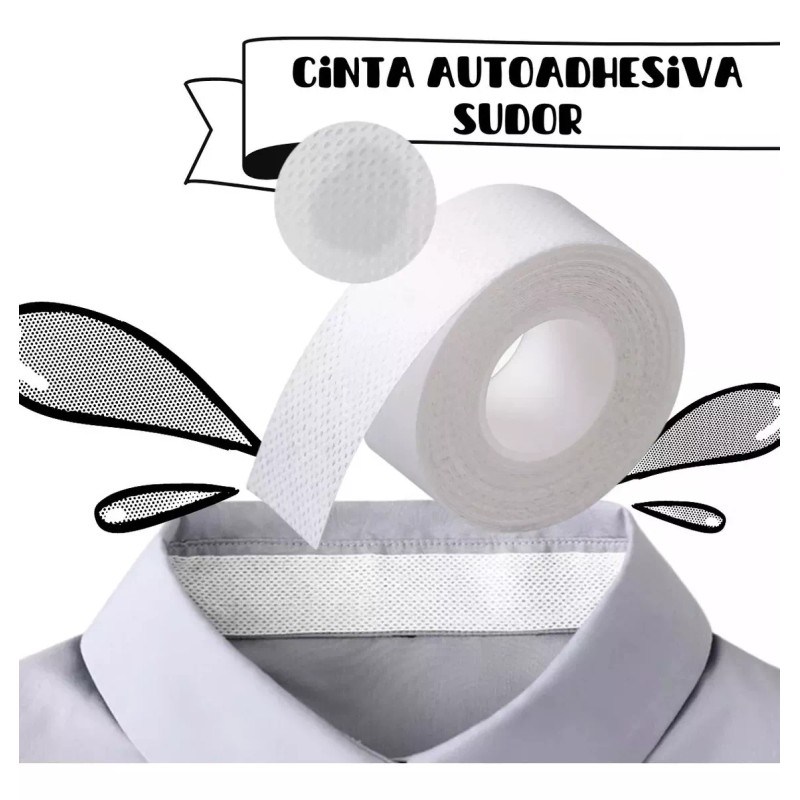 Universo en Linea Cinta Adhesiva Sudor Axilas Prevención Cuello Desechable