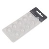 10PCS Hearing Ear Tips Higher Transparency Dual Layer Closed Comfortable