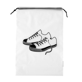 ANCLLO 10 Pack Travel Shoe Bags Portable Waterproof Shoe Storage Drawstring Shoe Bags for Men and Women