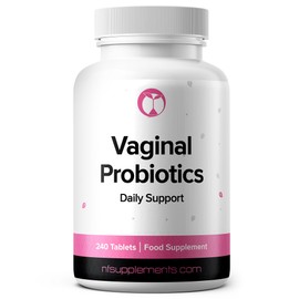 Vaginal Probiotics 240 Tablets Supports Immune System & Vaginal Health Made in The UK 3 Billion CFU Probiotic Supplement for Women (240, Vaginal Probiotics)