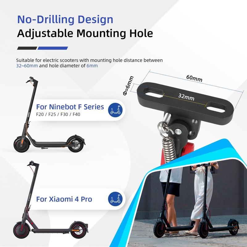 ulip Electric Scooters Kickstand Adjustable Parking Stand Feet Support Replacement