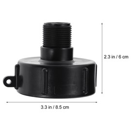 Toddmomy 2-Inch Water Tank Hose Adapter: Connector for Totes and Tanks