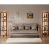 Furnulem 6 Tier Corner Shelf with LED Light, 67.5” Tall
