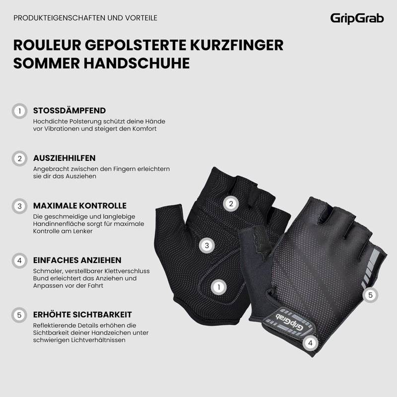 GripGrab Rouleur - Black