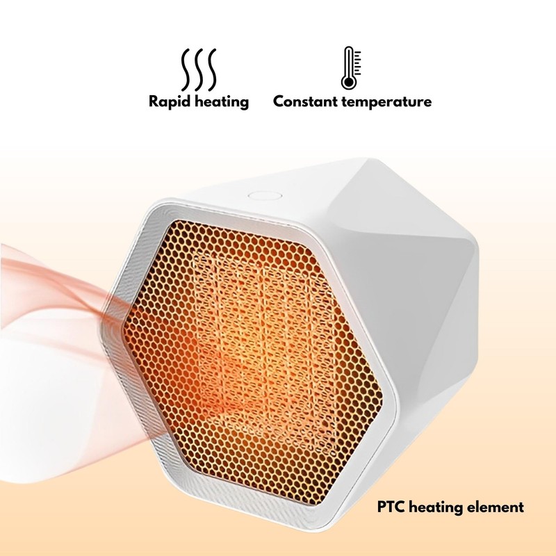 Small Space Heater for Office - Rapid Heating Portable Heater