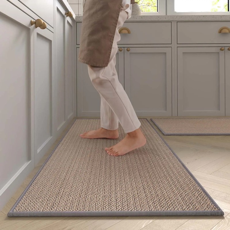 Washable Kitchen Runner Rug for Floor – Non-Slip Rubber Backed