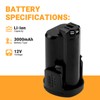 Shentec 12V Battery Compatible with Dremel B812-02 B812-03, Works with