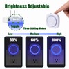Fusunloh Blue Night Lights Plug in to Wall,4 Packs Dimmable
