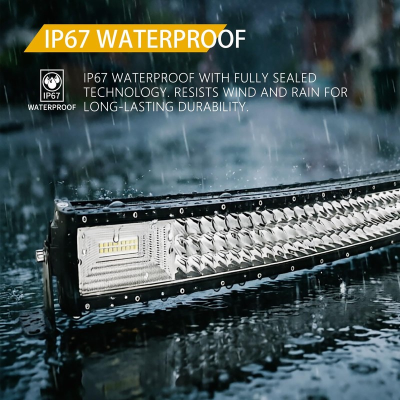 Willpower 42 Inch Curved LED Light Bar 540W Offroad Driving