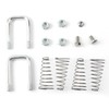 Camotokiit 1900-2-1600 Replacement Safety Chain U-Bolt Kit Fits B&W Gooseneck