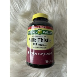 Spring Valley Standardized Extract Milk Thistle Capsules 175mg 180 Capsules