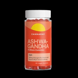 Cannaray Ashwagandha Apple Flavour 60 Gummies 300Mg