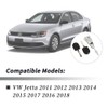 Getfarway Door Lock Cylinder Assy 5C6800375 Compatible with VW Jetta