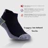 Copper Infused Ankle Socks with Odor Control, Moisture Wicking for