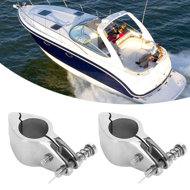 2pcs Steel Boat Hinged Upper Jaw Slide Marine Hardware Fittings