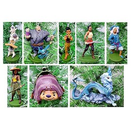 Holiday Ornaments Raya and The Last Dragon Ornament Set with Raya, Tuck Tuck, Tong, Namaari, Sisu, Boun and Friends