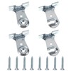 Sumnacon Metal Window Shade Brackets-4PCS Roller Shade Hardware Outside Mount