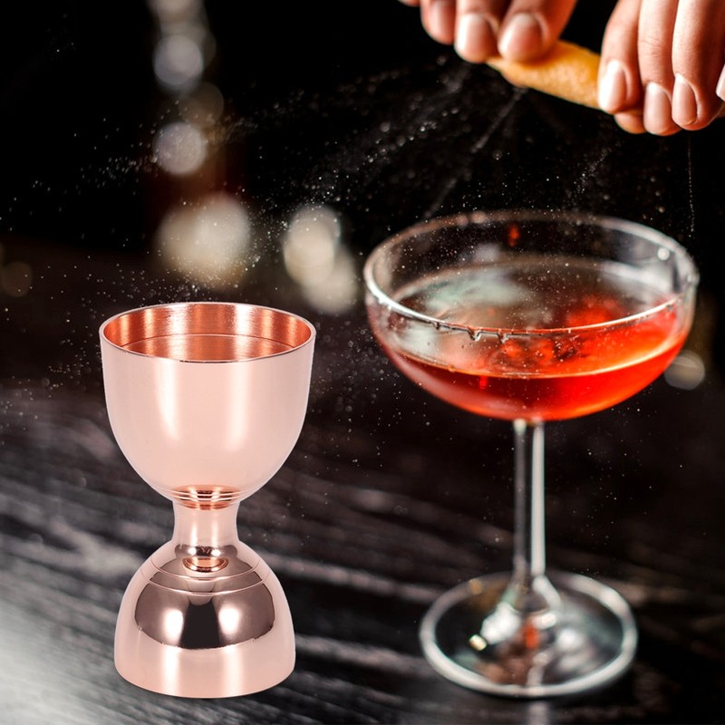 Stainless Steel Double End Bar Wine Cocktail Jigger Bar Measuring