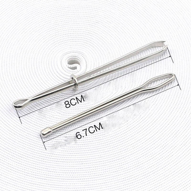 4 Pcs Flexible Drawstring Threaders, Adjustable Loop Turner Clip Elastic