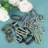 sourcing map Slide Buckle, 10Pcs 1 1/2" - Metal Tri-Glides