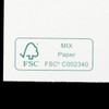 Yamazakura Business Card No. 4 Horizontal Forest Certification Marked, White,