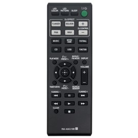 Allimity RM-AMU199 RMAMU199 Replacement Remote Compatible with Sony Home Audio System SHAKE-55 MHC-V5 SHAKE-99 LBT-GPX555 SHAKE-33 SHAKE-77 MHC-GPX888 MHC-GPX555 SHAKE55 MHCV5 SHAKE99 LBTGPX555