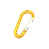 10 Aluminium Carabiner Hooks 50 x 5 mm Gold Fire