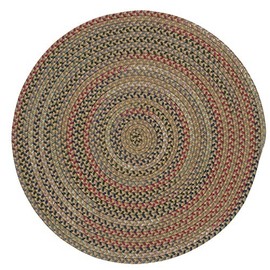 Colonial Mills Wayland Round Area Rug, 5X5, Natural