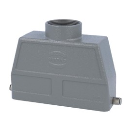 HARTING 09300240441 for USE with:HAN 24B Inserts & Bases, Aluminium, PG29, Cable EXIT Angle:180°, Connector Body Material:Aluminium Body, Hood, Rectangular Shell Size:24B ROHS Compliant: NA, 24B,