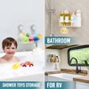 TAILI Shower Shelf Suction Cup No Drilling Shower Organiser Shower