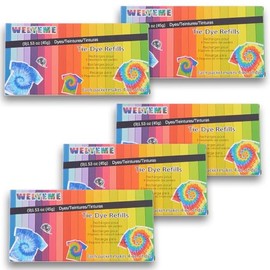 Tie-Dye Refills 45 Packets, Tie Dye Powder Kit