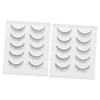 Ipetboom Sets Natural Wispy Lashes Individual Fake Eyelashes for Women