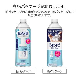 Bioré The Face Moist Refill, 11.5 fl oz (340 ml), (Approx. 2.1 Dozen), Foaming Face Wash, Masasules), Sebum and Dry