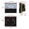 Heschen Rectangular Voltmeter Analogue Panel Volt Voltage Meter DH-670 DC0-15V