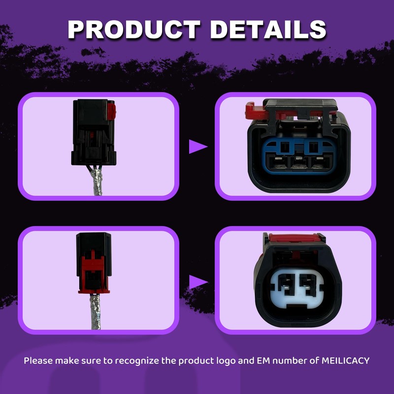 MEILICACY Ignition Knock Detonation Sensor Harness 68085202AD for Jeep Wrangler
