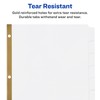 Avery 8-Tab Binder Dividers, Write & Erase White Big Tabs,