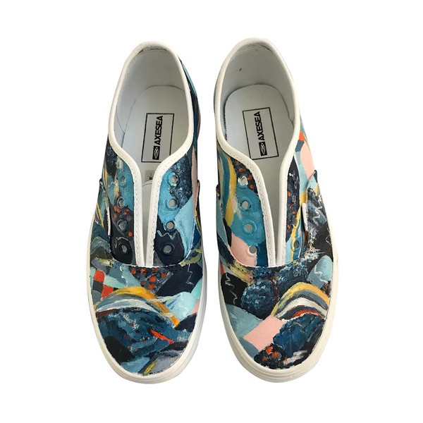 AXESEA handmade painted board shoes