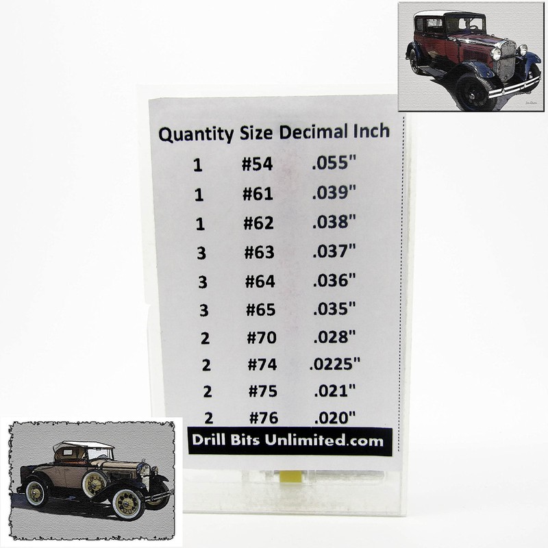 Ford Model A Zenith Carburetor Jet Drill Kit - 20