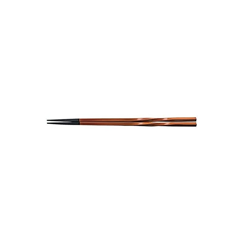 J-kitchens PBT 8.9 inches (22.5 cm) Twisted Chopsticks Shunkei Lacquer,