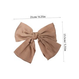 Healeved 2pcs Large Hair Bows for Stylish Hair Clips for All Occasions Lightweight Comfortable for Daily Wear and Special Events