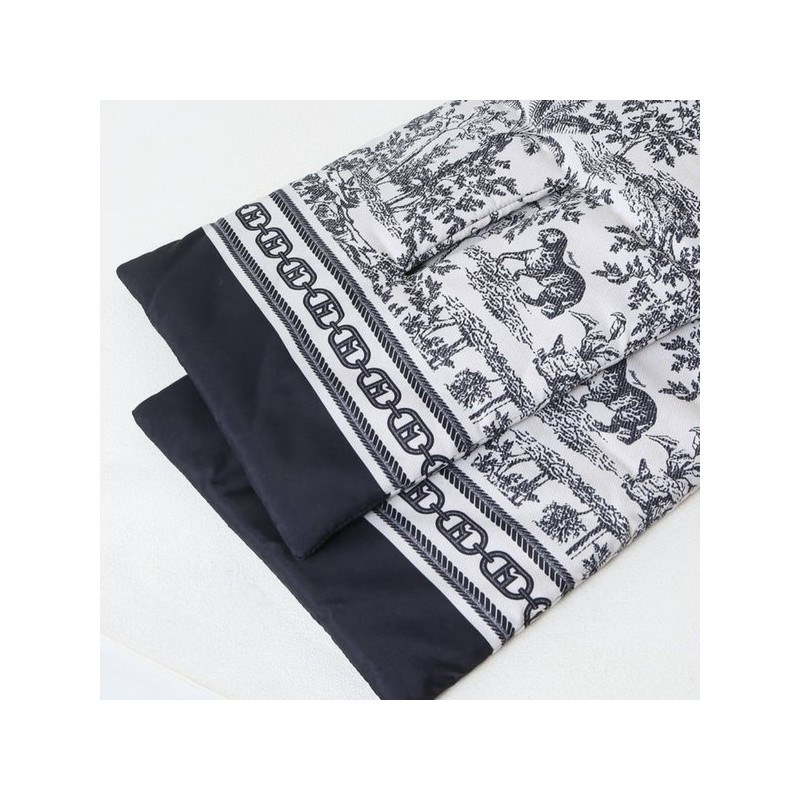 Hazzys (대구신세계)Toile de Jouy 뜨왈드주이 패턴 패딩 머플러 HIMU5E311N2 (Daegu