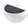 4Pcs Solar Powered LED Lights Outdoor Courtyard Waterproof Wall Mounted